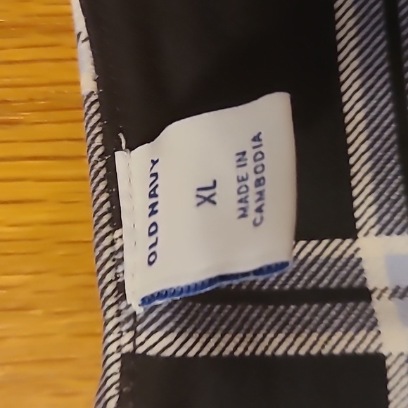 NWT Old Navy Plaid Dress Size XL Navy - Picture 3 of 3